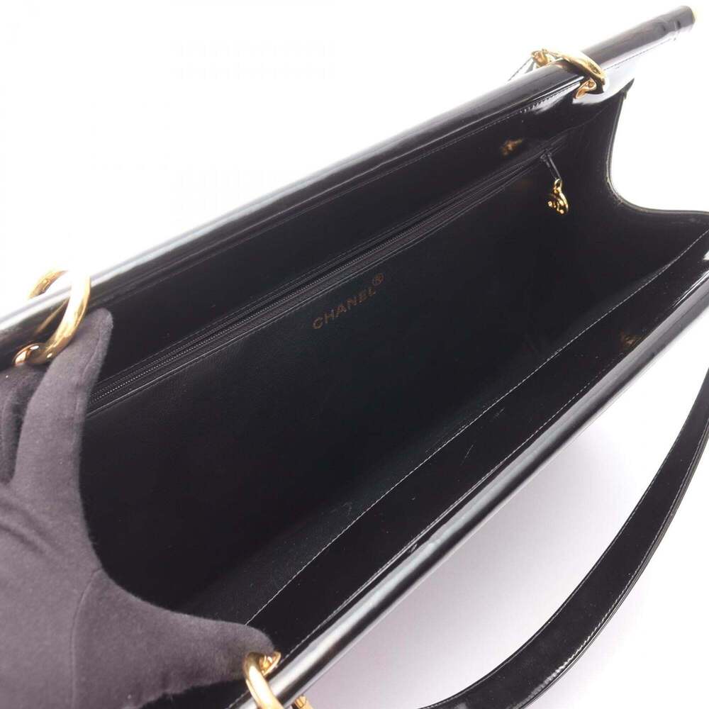 CHANEL Black Leather Tote Bag - Picture 3 of 15